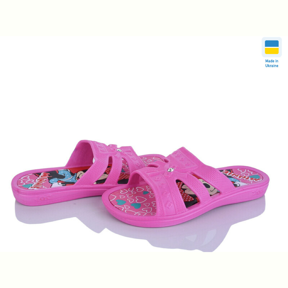 Шлепки Golden Lion Міккі рожевий