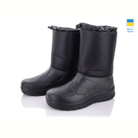 Сапоги из пены Vladimir DS БМ 12 труба Укр чорний