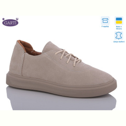 Кроссовки Garti 404 беж замш