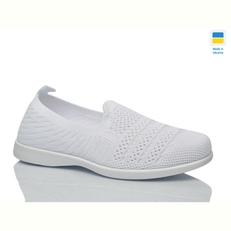 Слипоны DeMur 6711 білий