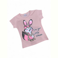 Футболка Kids-modnik 4094 пудра
