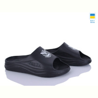 Шлепки Golden Lion 1001 роз. чорний