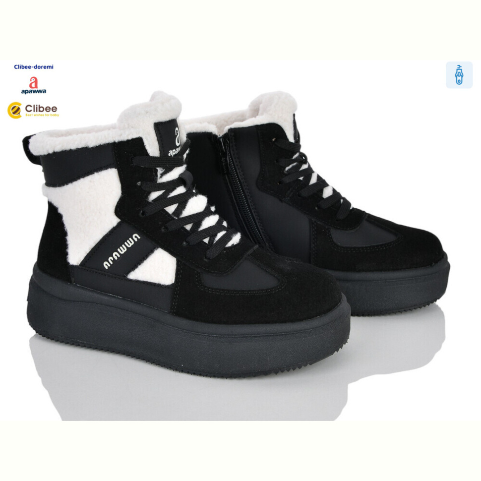 Ботинки Clibee-Doremi AB0253 black Ботинки Clibee-Doremi AB0253 black