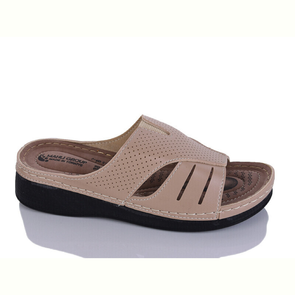 Шлепки Sali-2 209-71 капучіно