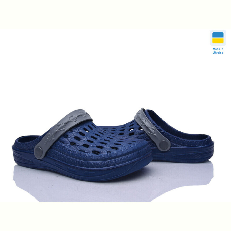 Кроксы Inblue DS62 синьо-сірий