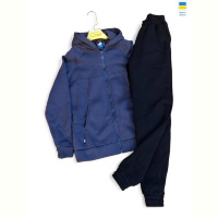 Спортивный костюм Sport style 811-8023 графіт з чорний