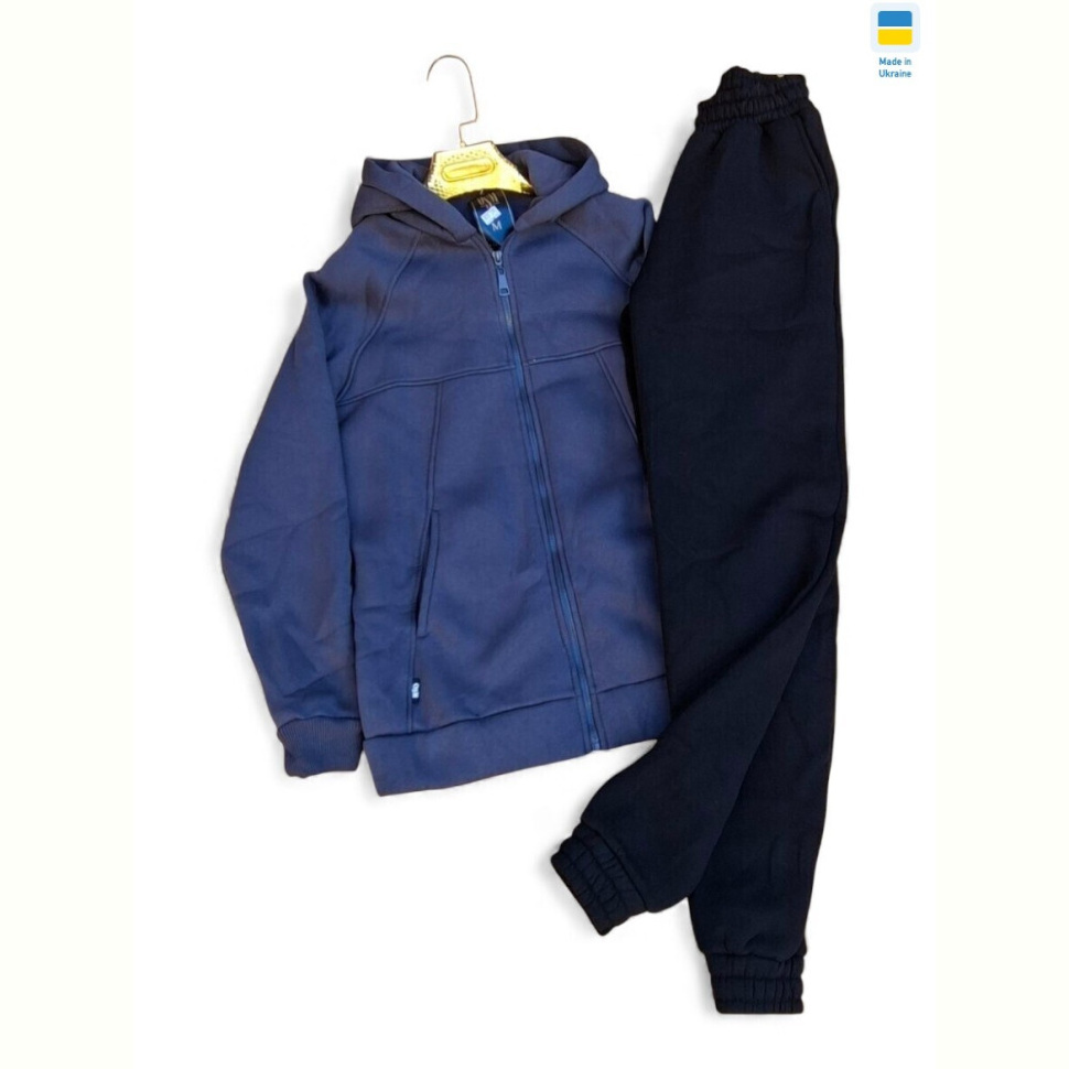 Спортивный костюм Sport style 811-8023 графіт з чорний