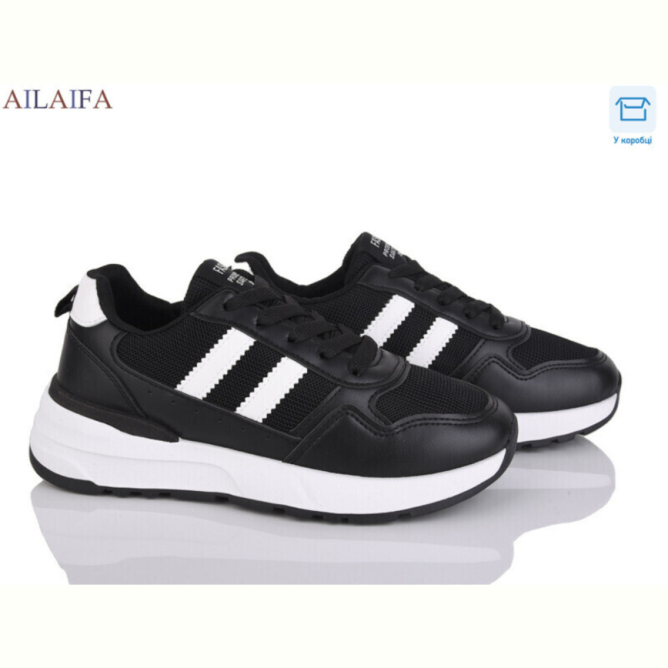 Кроссовки Ailaifa N12 black-white