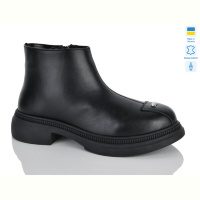Ботинки Sali 616 чорний к. зима