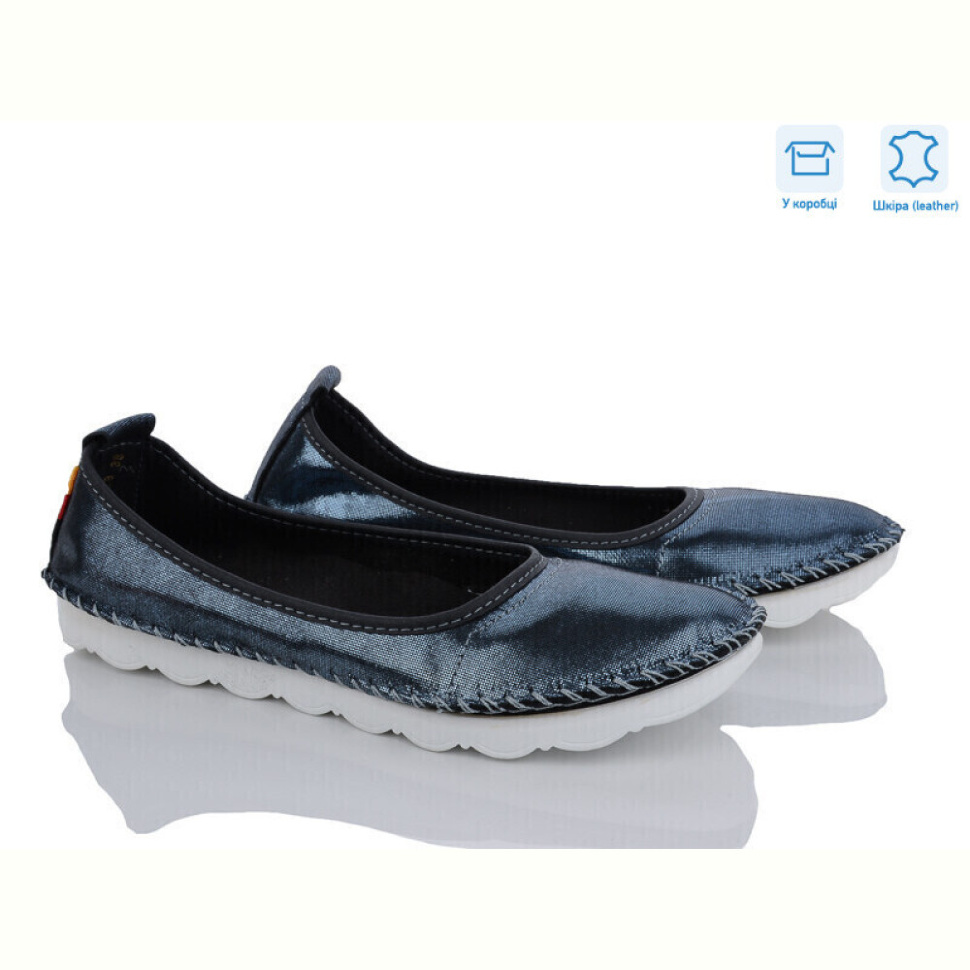 Балетки Захар-Gold K0208-0128 шкіра