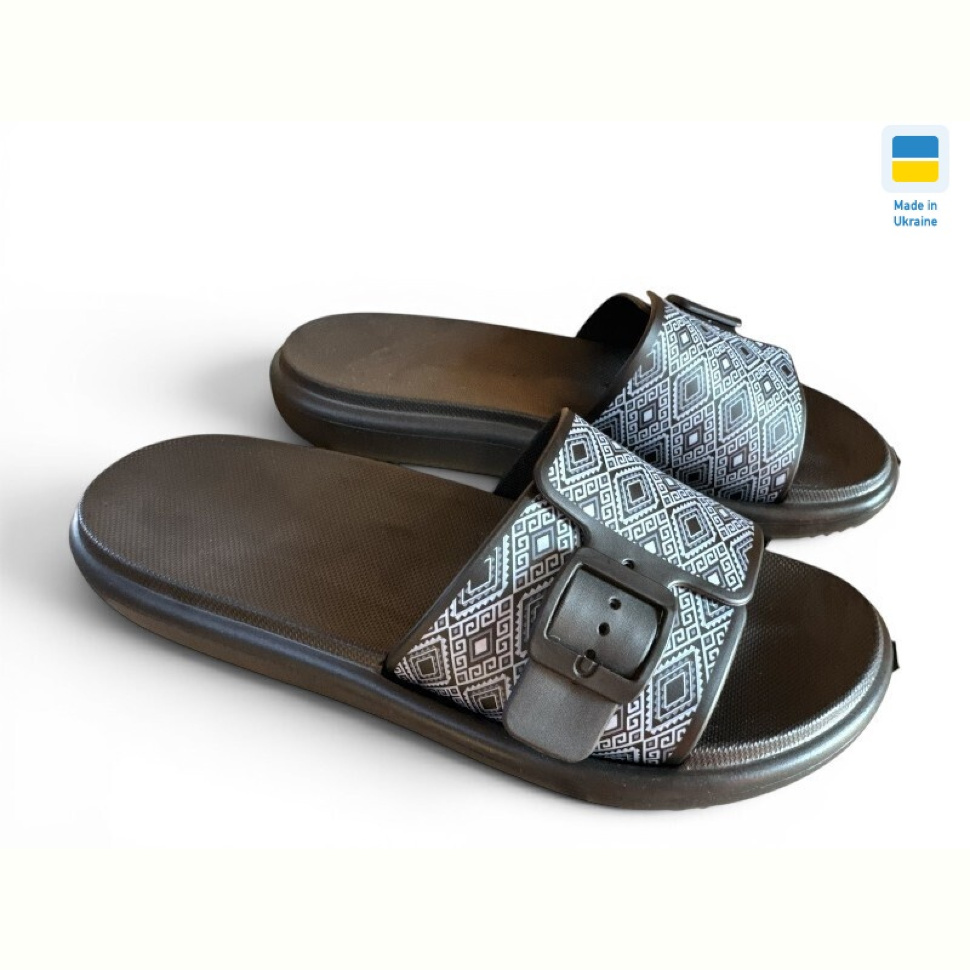 Шлепки Rai shoes DS843 чорний