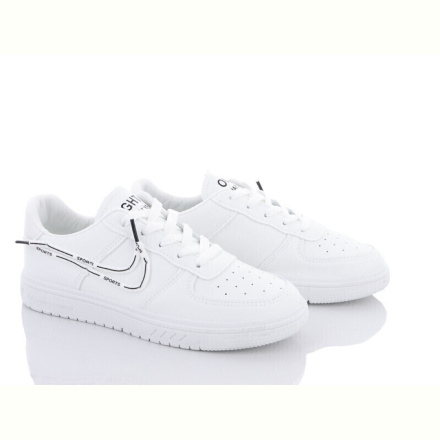 Кроссовки Violeta 176-11 white-black