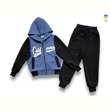 Спортивный костюм LiMa 2301 black-blue (104-128)