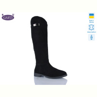 Сапоги Garti 1912 чорний замш