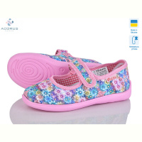 Тапки Acorus Школа 0001 блакитний