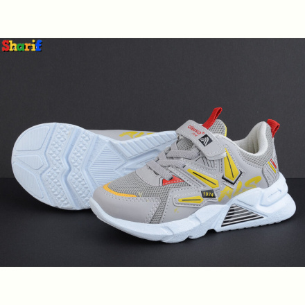 Кроссовки Sharif 049 grey-red (26-30)