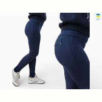 Лосины Sport style 5004 т.синій