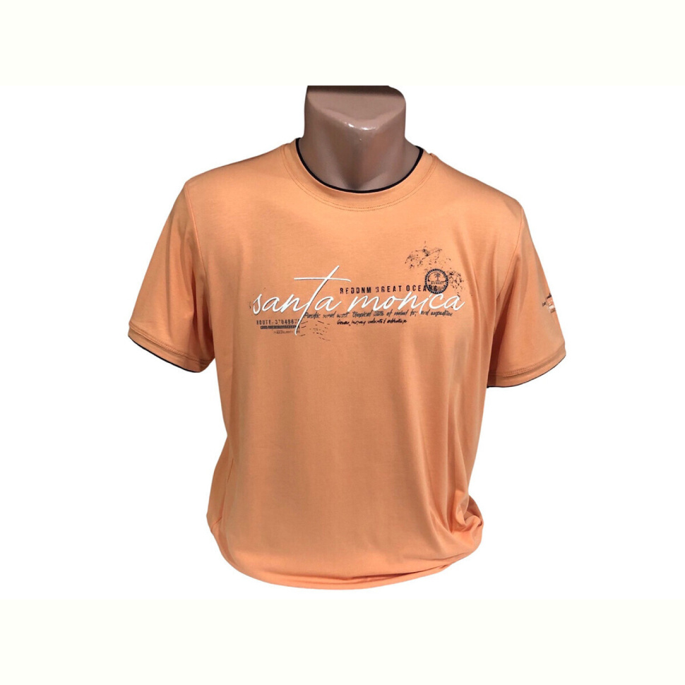 Футболка TurkishBrend 9795 персиковий Футболка TurkishBrend 9795 персиковий
