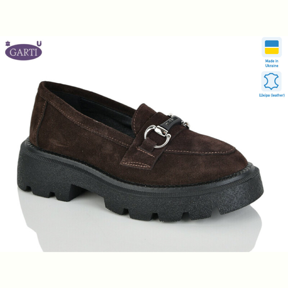 Туфли Garti 425 корич замш