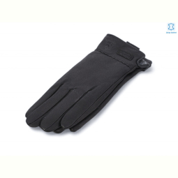 Перчатки RuBi 2 black шкіра олень махра