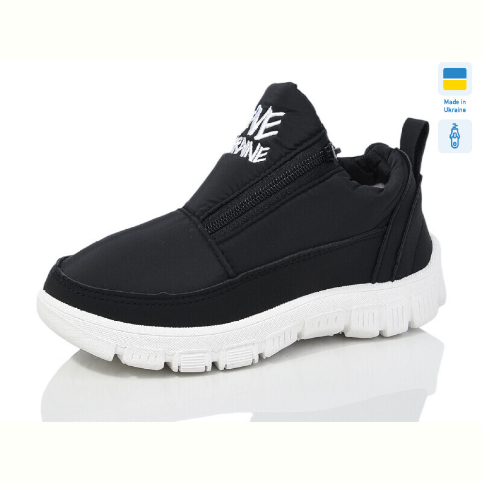Ботинки Inblue N318 чорний-білий