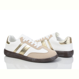 Кроссовки Violeta 20-1078-4 white-gold
