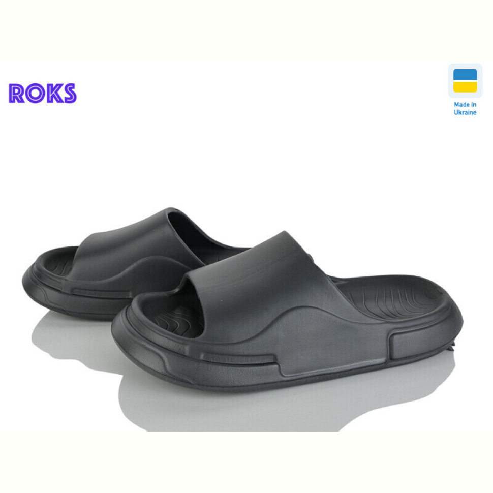 Шлепки Roks 240 графіт