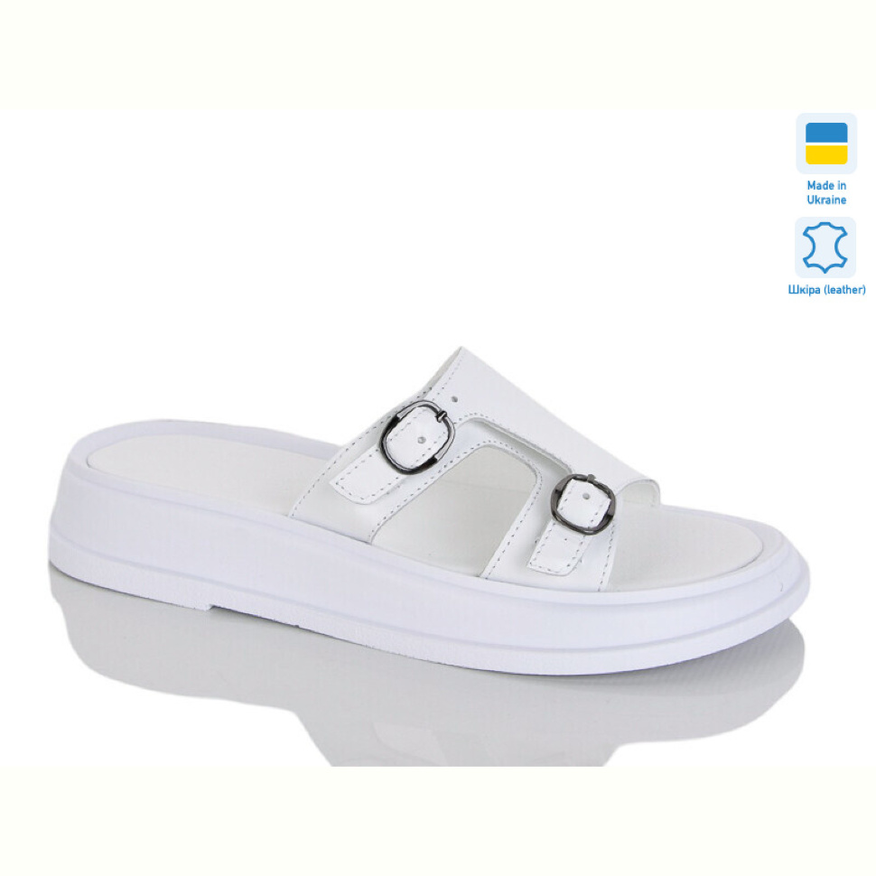 Шлепки Sali 11 білий к.