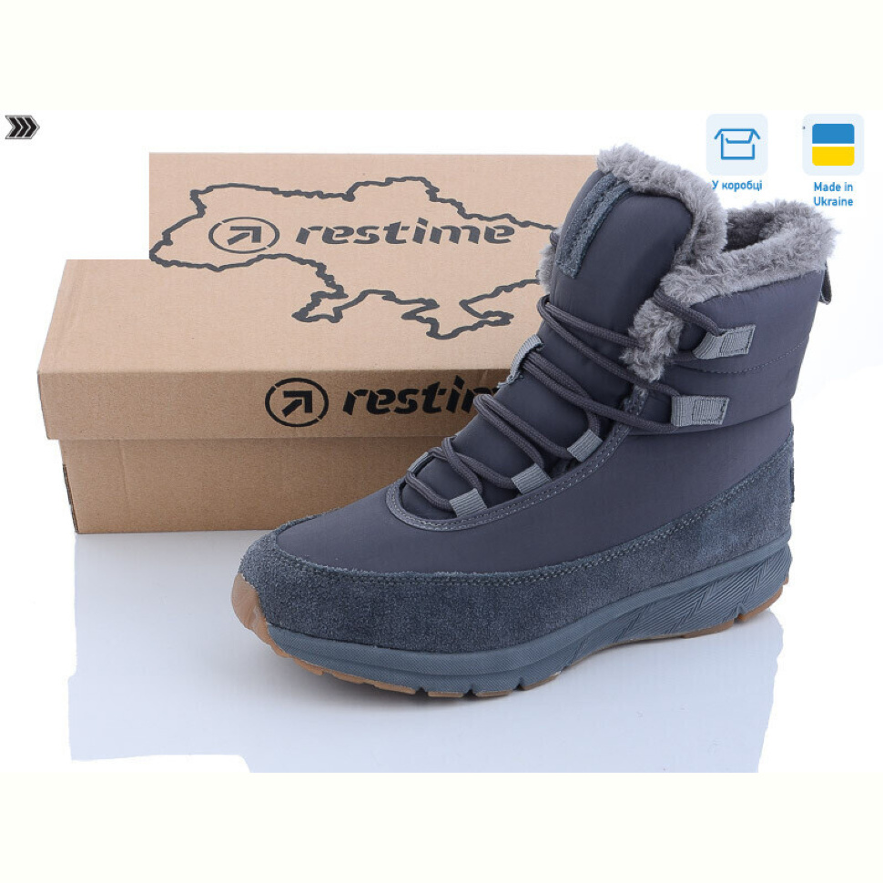 Ботинки Restime TWZ23236 greyy Ботинки Restime TWZ23236 greyy