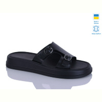 Шлепки Sali 11 чорний к.