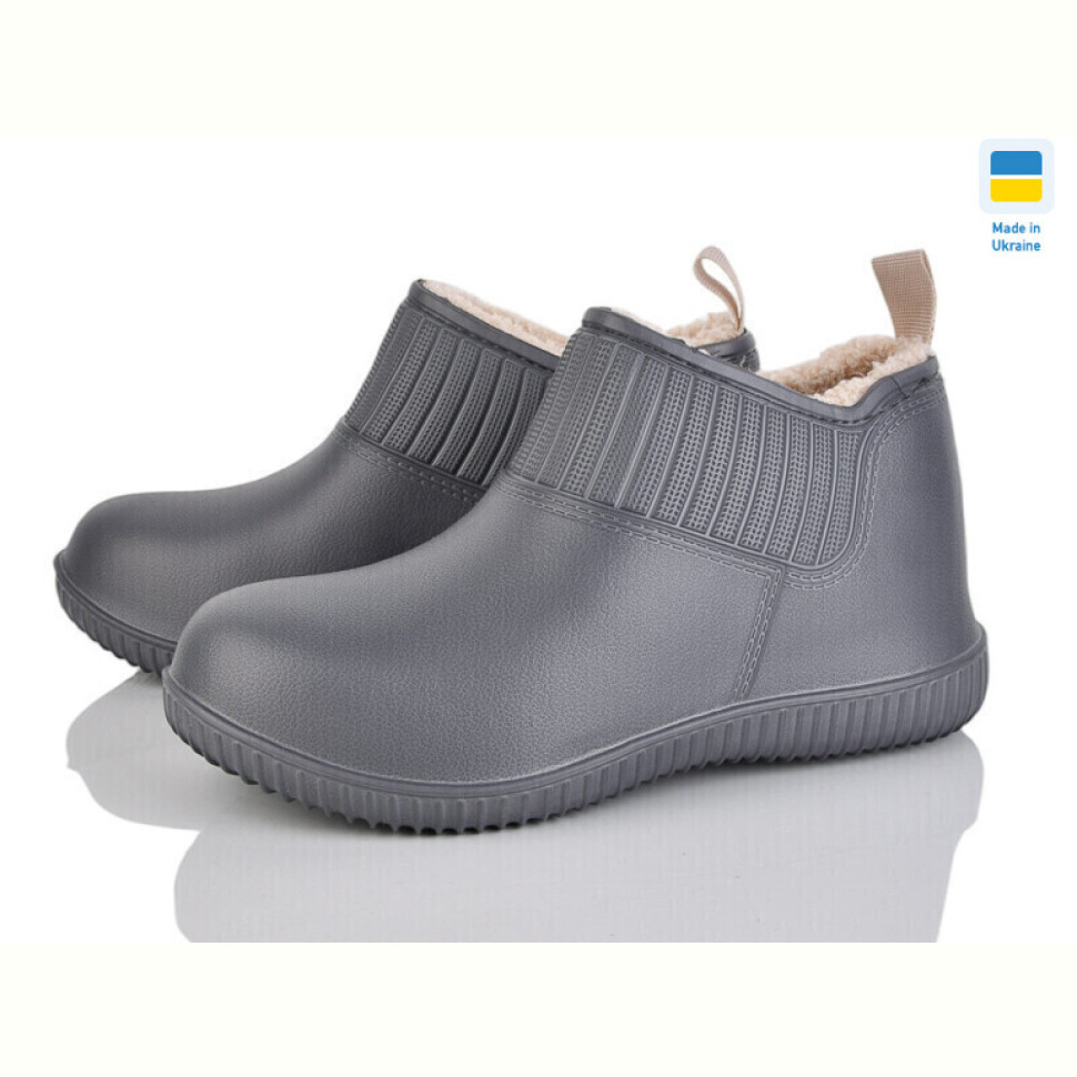 Галоши Golden Lion M7009 т.сірий