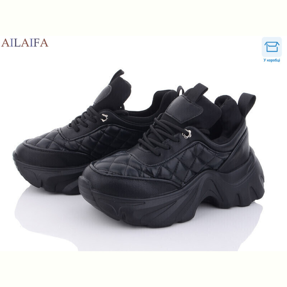 Кроссовки Ailaifa K8010 black Кроссовки Ailaifa K8010 black