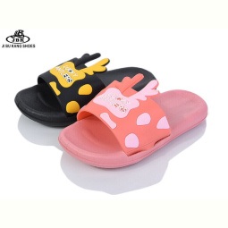 Шлепки Jibukang S758 black-pink mix