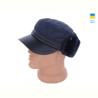 Кепка Mabi 0498 німка зимова вуха хутро синій