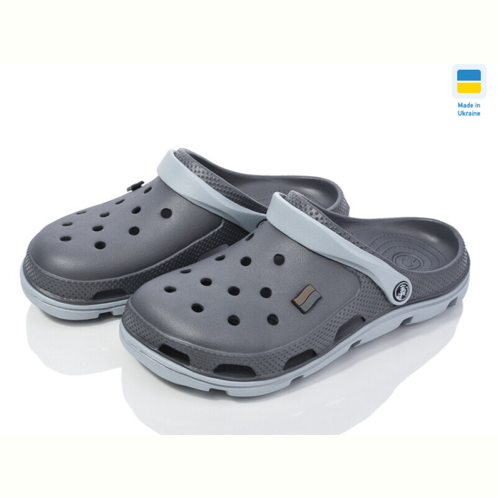 Кроксы Progress Крокси М368 сірий