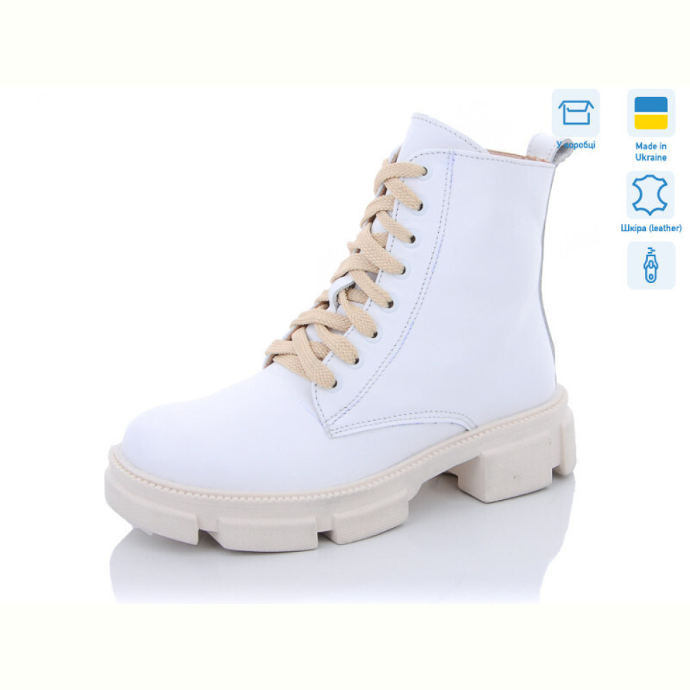 Ботинки Mona Lisa 302 бел. кожа Ботинки Mona Lisa 302 бел. кожа