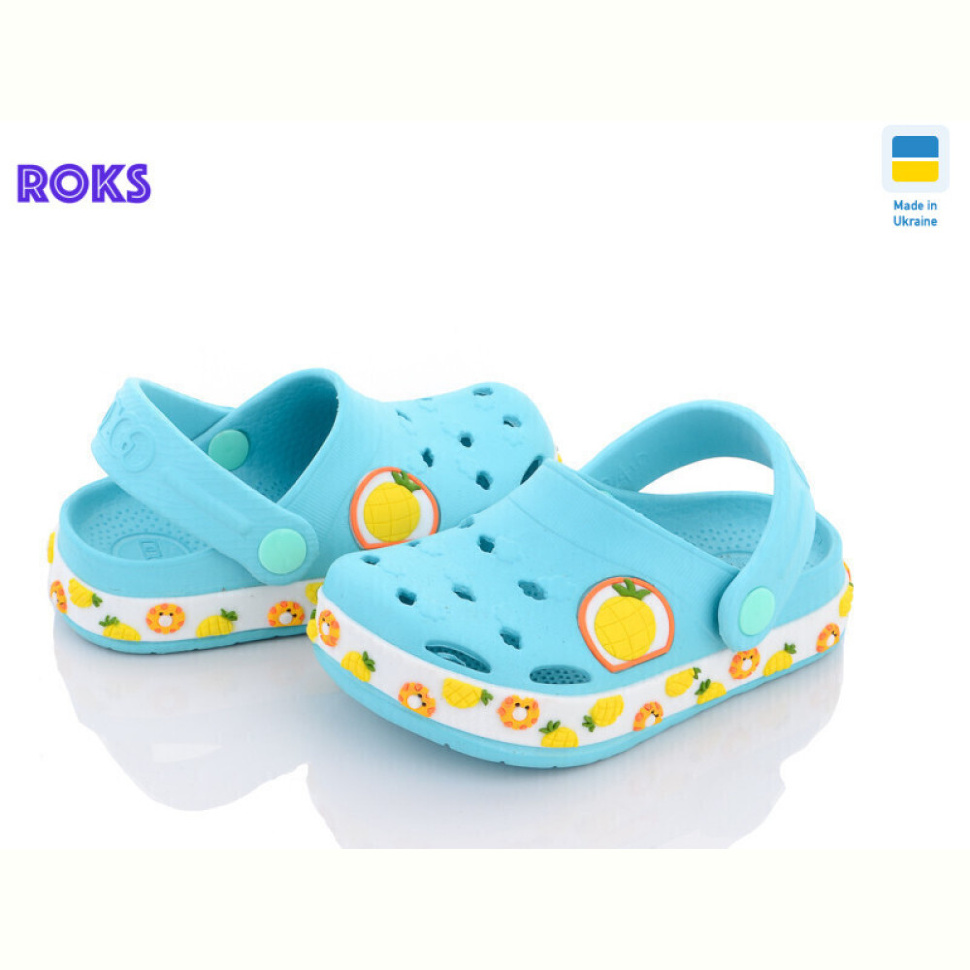 Кроксы Roks Dago 330-1 бірюзовий ананас