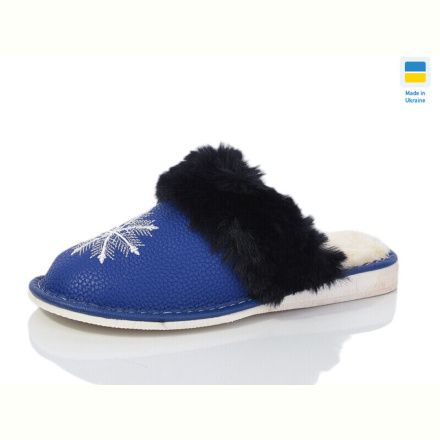 Тапки Lot Shoes Комнат. сніжинка синій