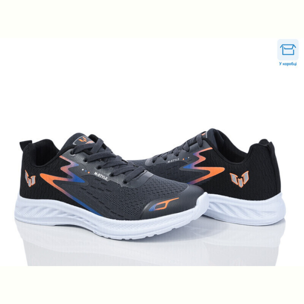 Кроссовки Синдикат взуття M001 grey-black