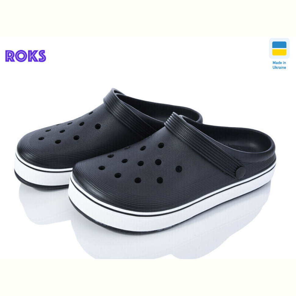 Кроксы Roks Dago 523 чорний