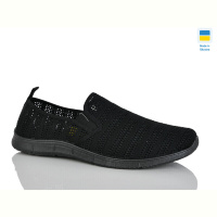 Слипоны DeMur 6929 чорний