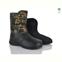 Сапоги из пены Lot Shoes Липучка чорний