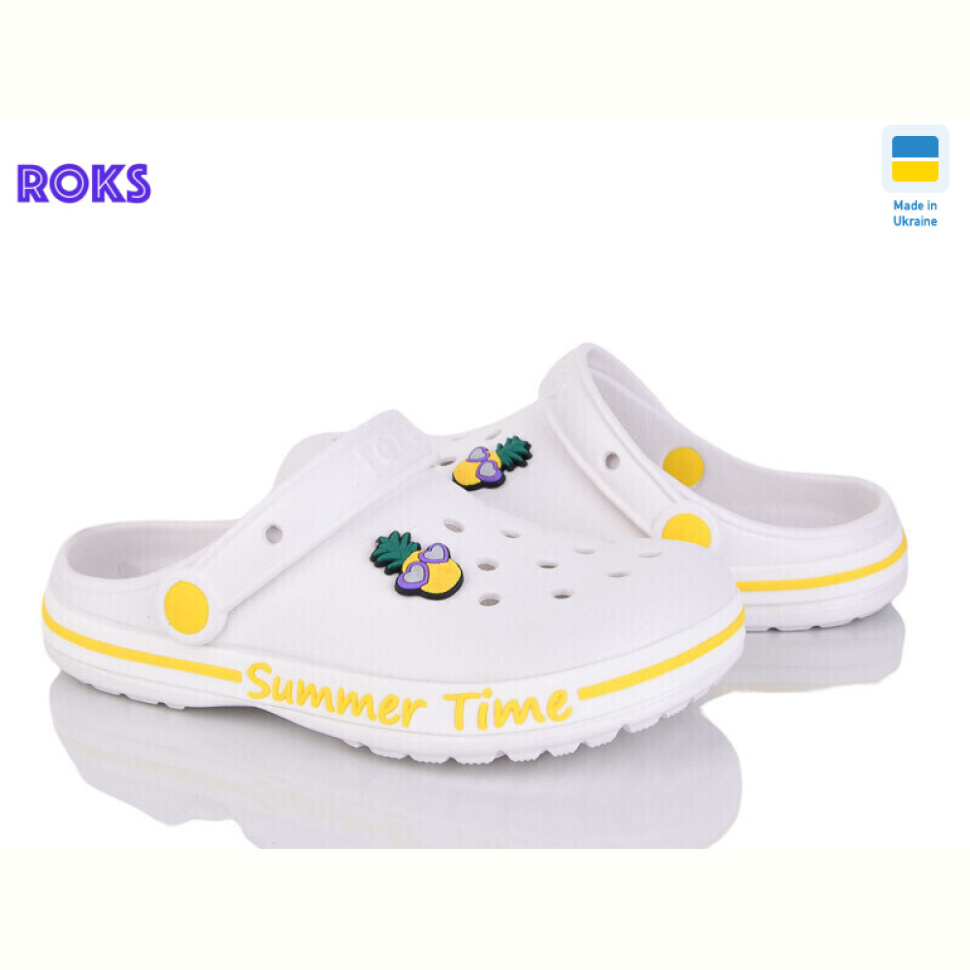 Кроксы Roks Dago 328 білий