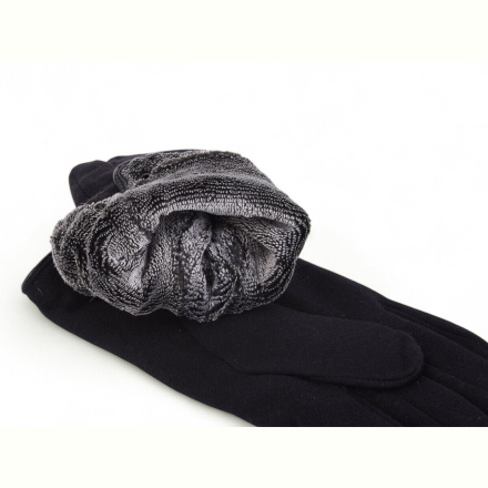 Перчатки PAIDI 73-4 трикотаж black