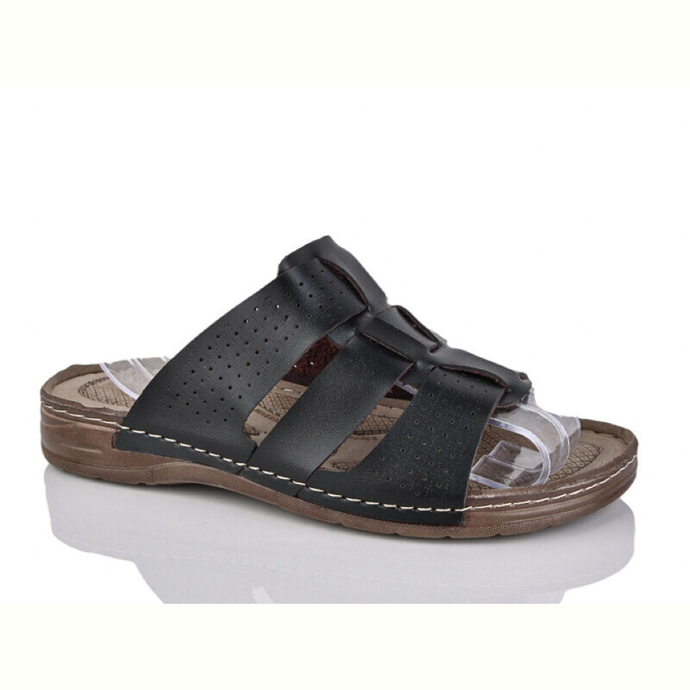 Шлепки DeMur 2002-1 чорний