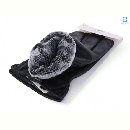 Перчатки PAIDI 53-1 black шкіра