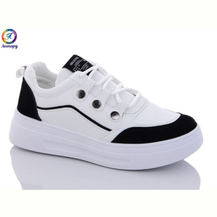 Кроссовки Леопард 2186 white