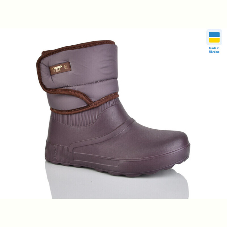 Сапоги из пены Зручне взуття 543 коричневий