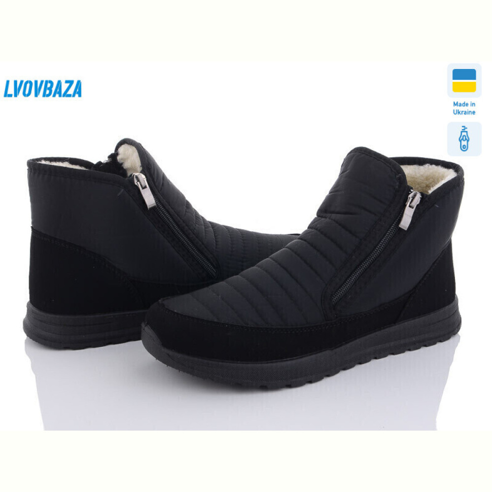 Ботинки Lvovbaza 4236-1 чорний Ботинки Lvovbaza 4236-1 чорний