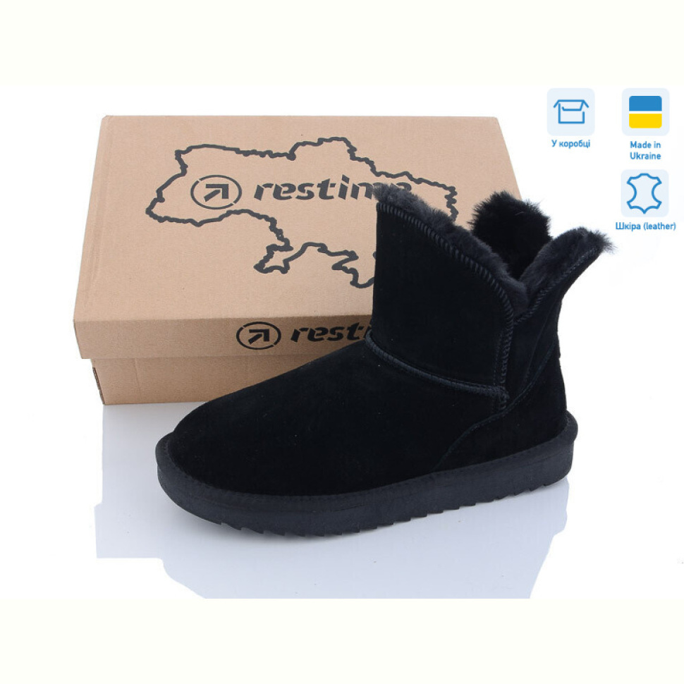 Угги Restime YWZ23005 black